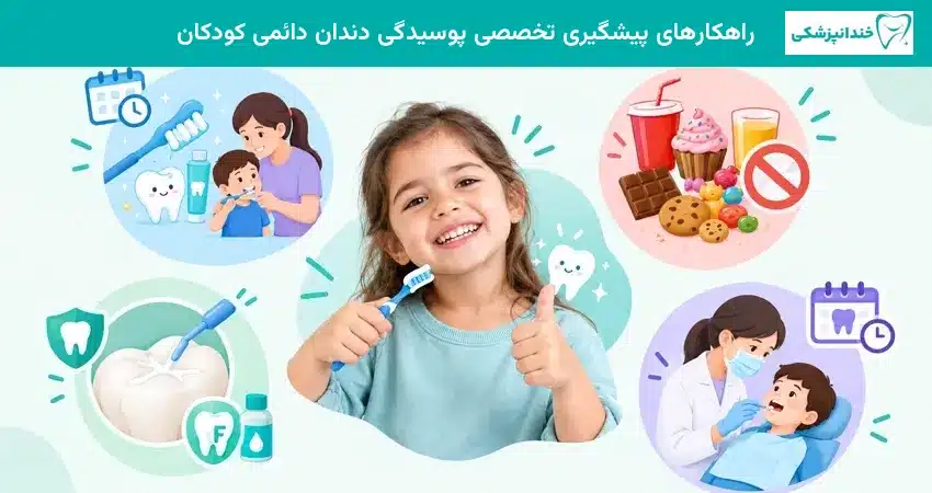 راهکارهای پیشگیری تخصصی پوسیدگی دندان دائمی کودکان